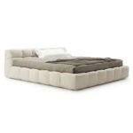 Modern Tufty Zen Bed - Upholstered Velvet