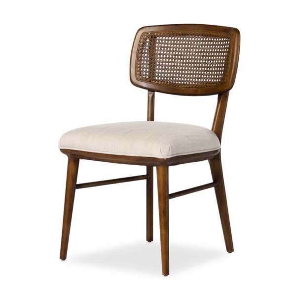 Beacon Rattan Dining Chair in Solid Wood