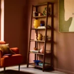Lot Vertical Book Shelve in Solid Wood